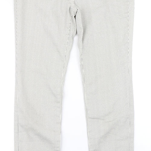 Soon Womens White Polka Dot  Skinny Jeans Size 10 L30 in