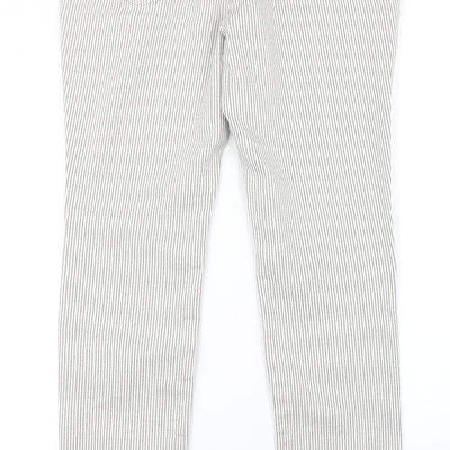 Soon Womens White Polka Dot  Skinny Jeans Size 10 L30 in