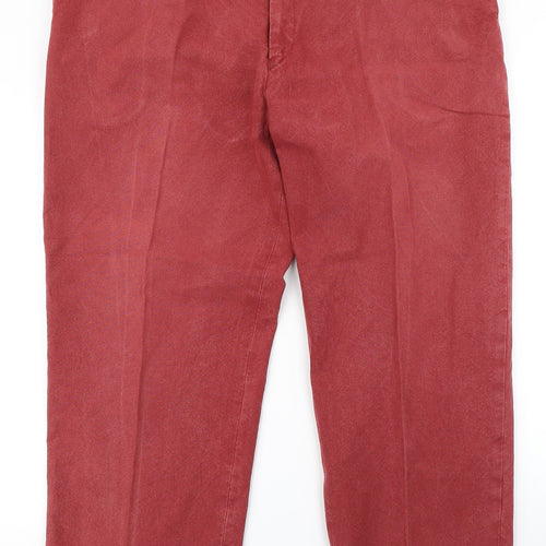 Cuney Crewman Mens Red   Chino Trousers Size 30 in L28 in