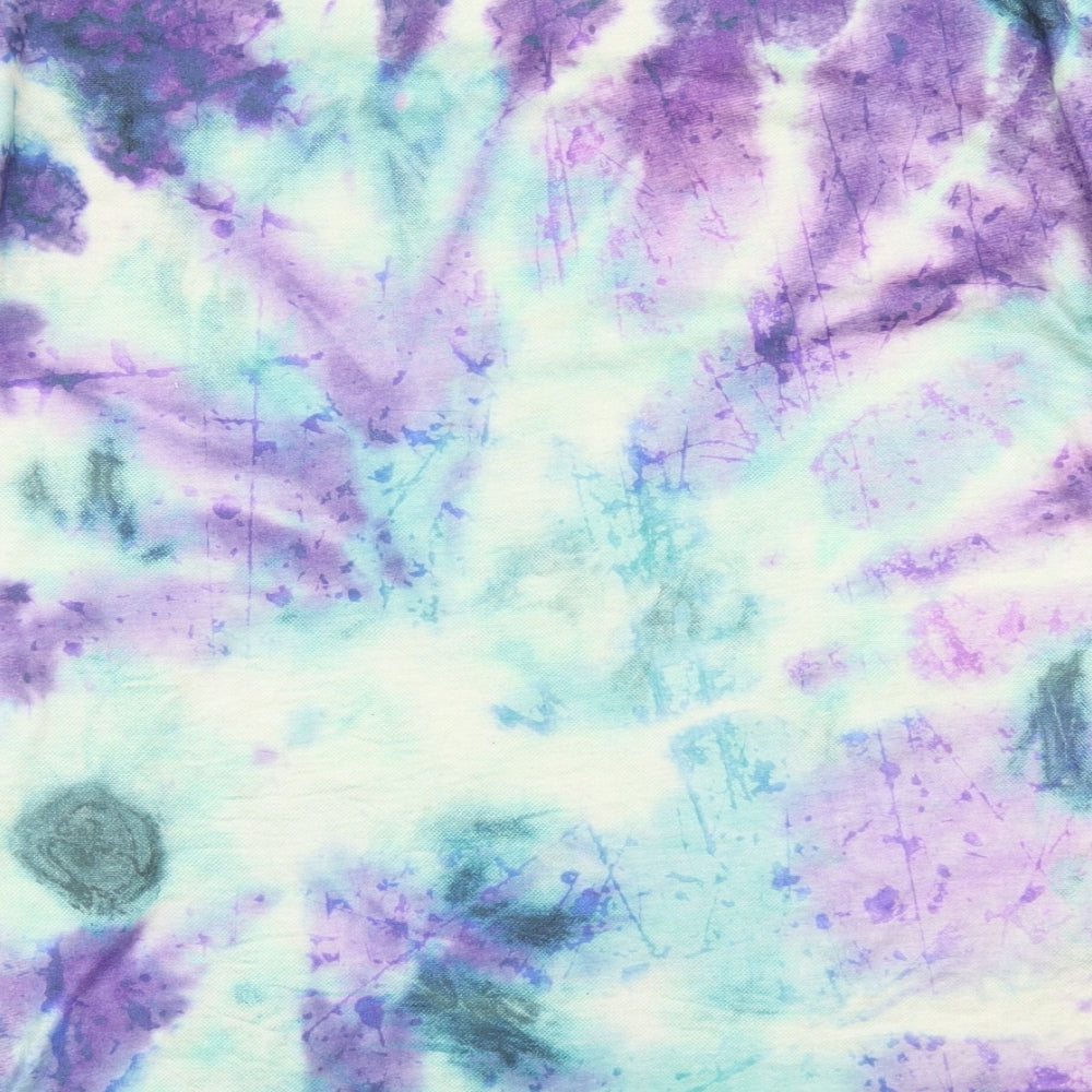 Reclaimed Vintage Mens Purple    T-Shirt Size M  - Tie Dye