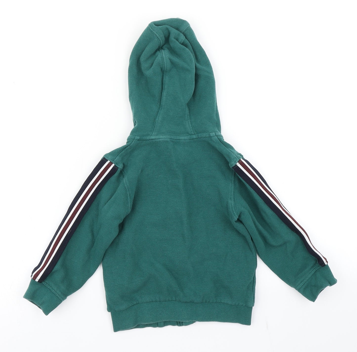 M&S Boys Green   Full Zip Hoodie Size 2-3 Years