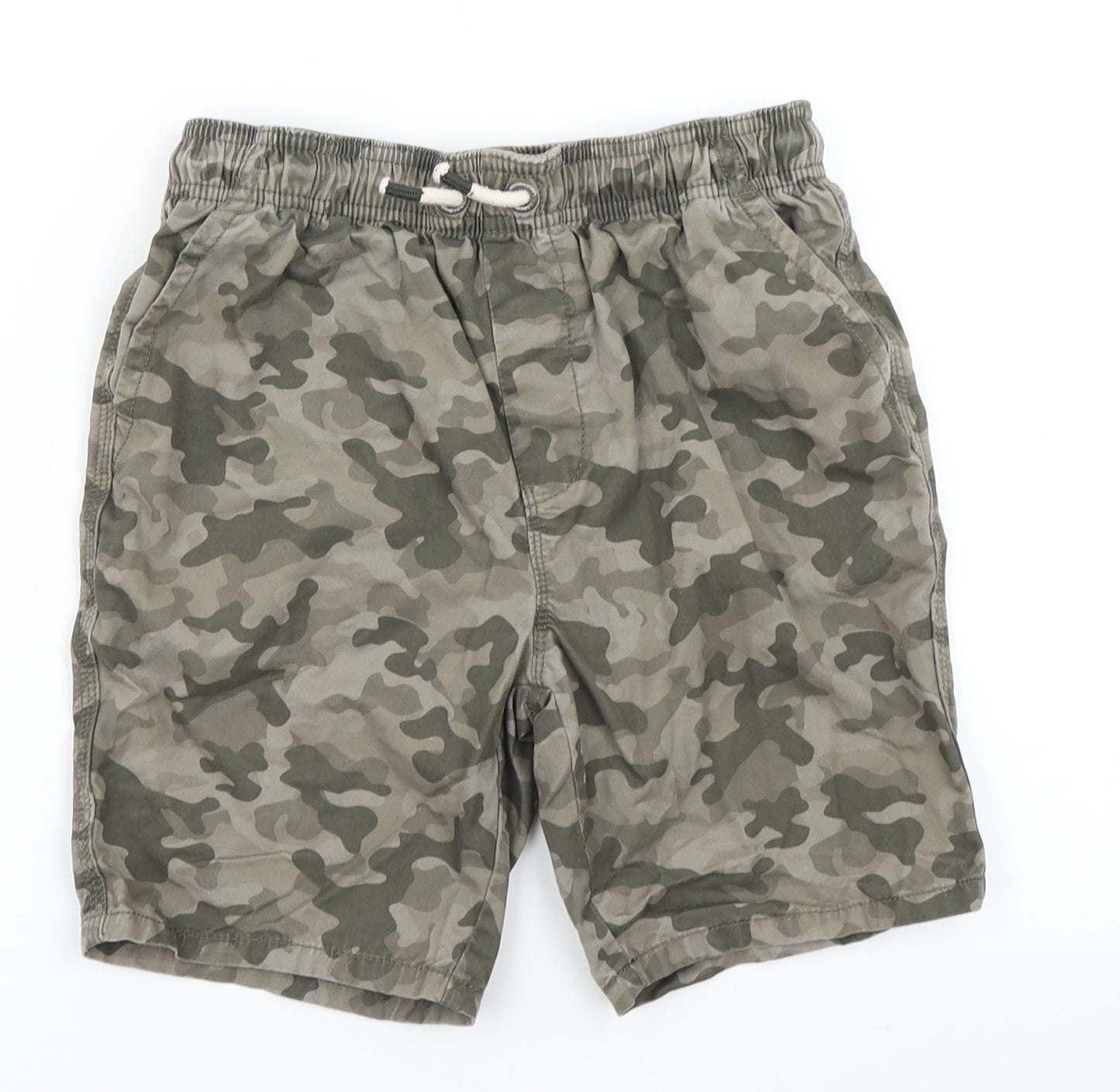 NEXT Boys Green Camouflage  Cargo Shorts Size 11 Years