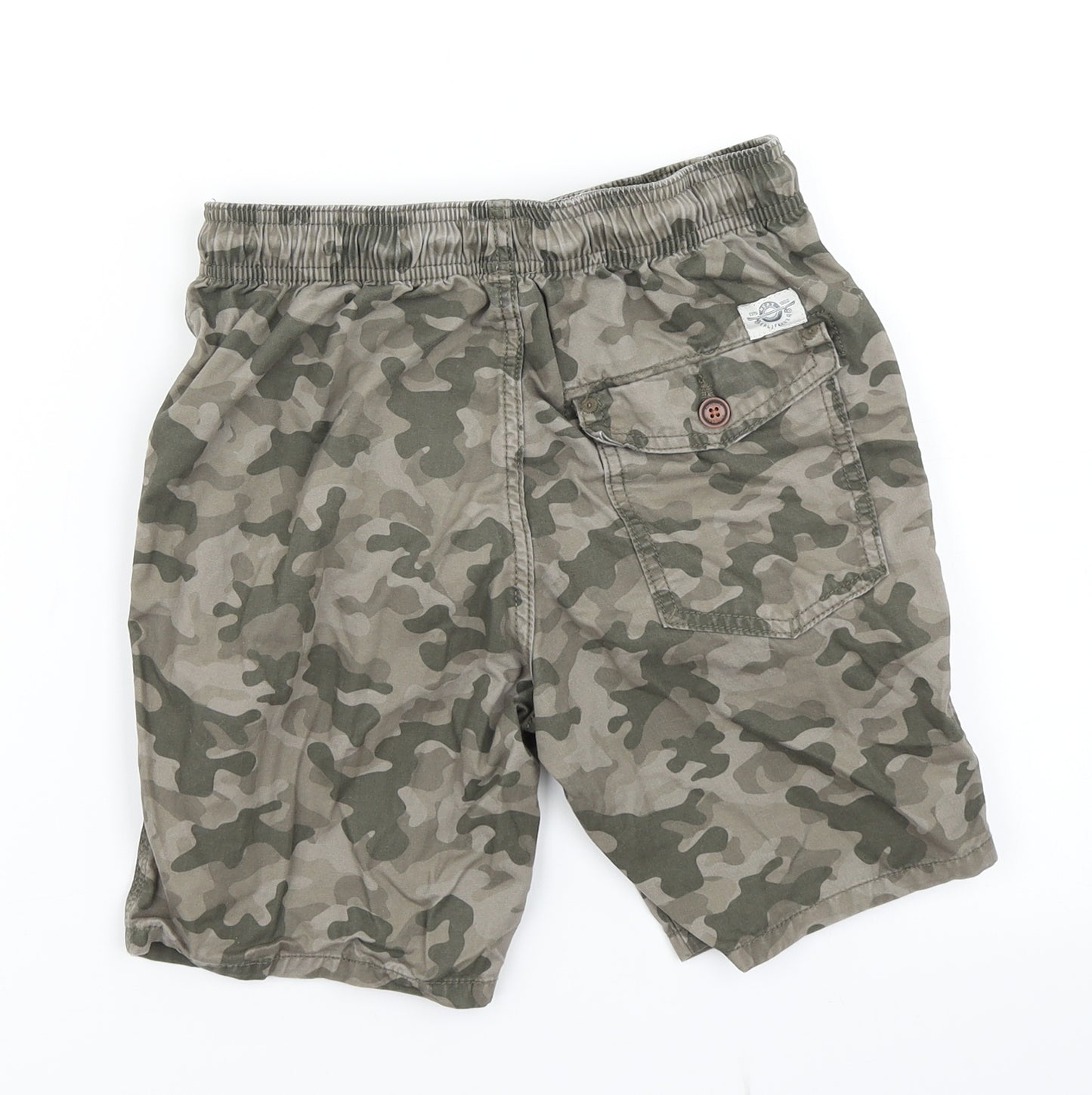 NEXT Boys Green Camouflage  Cargo Shorts Size 11 Years