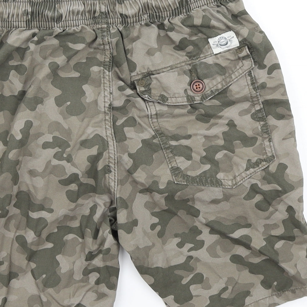 NEXT Boys Green Camouflage  Cargo Shorts Size 11 Years