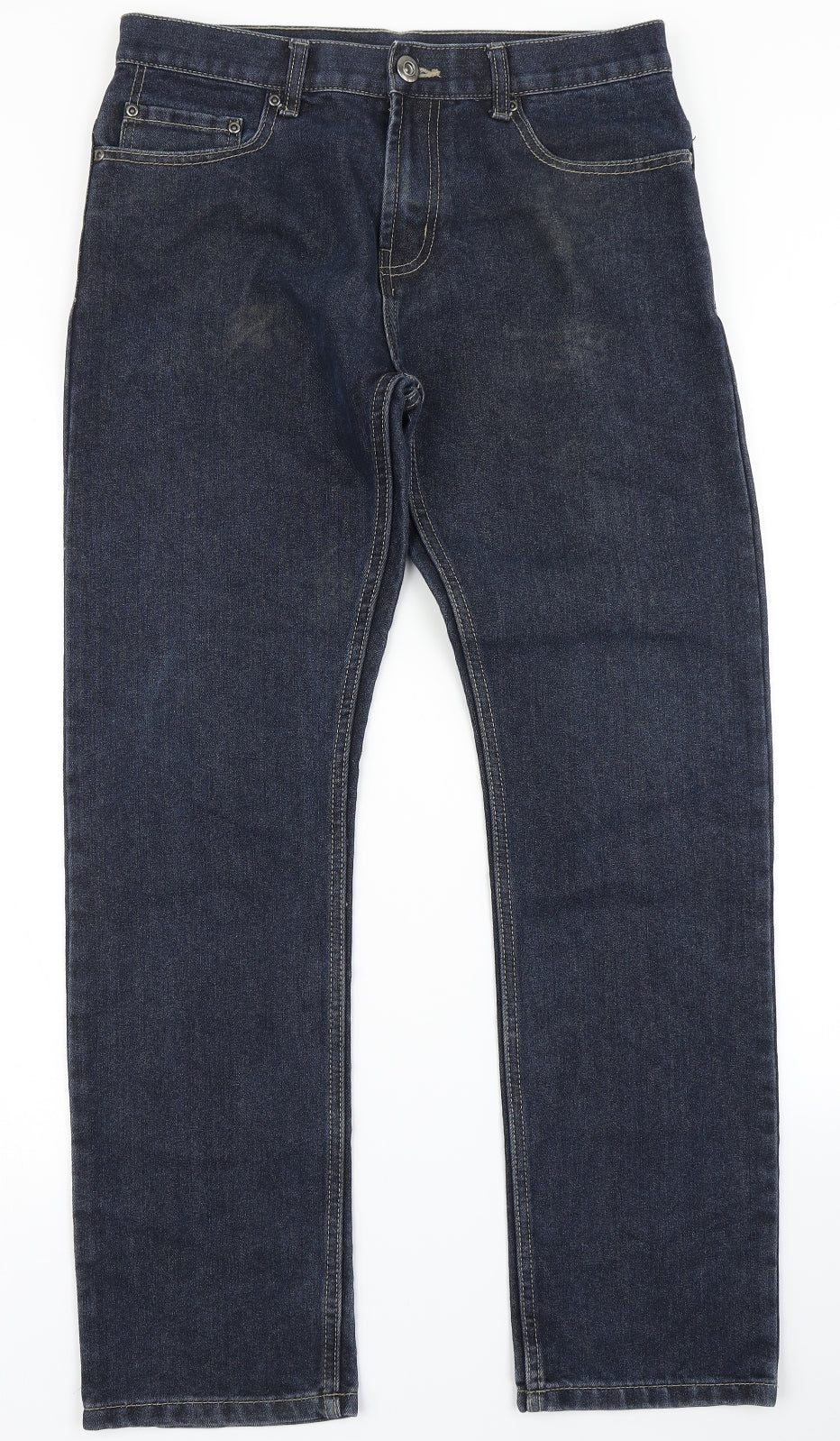 Denim Co Mens Blue  Denim Straight Jeans Size 30 in L32 in
