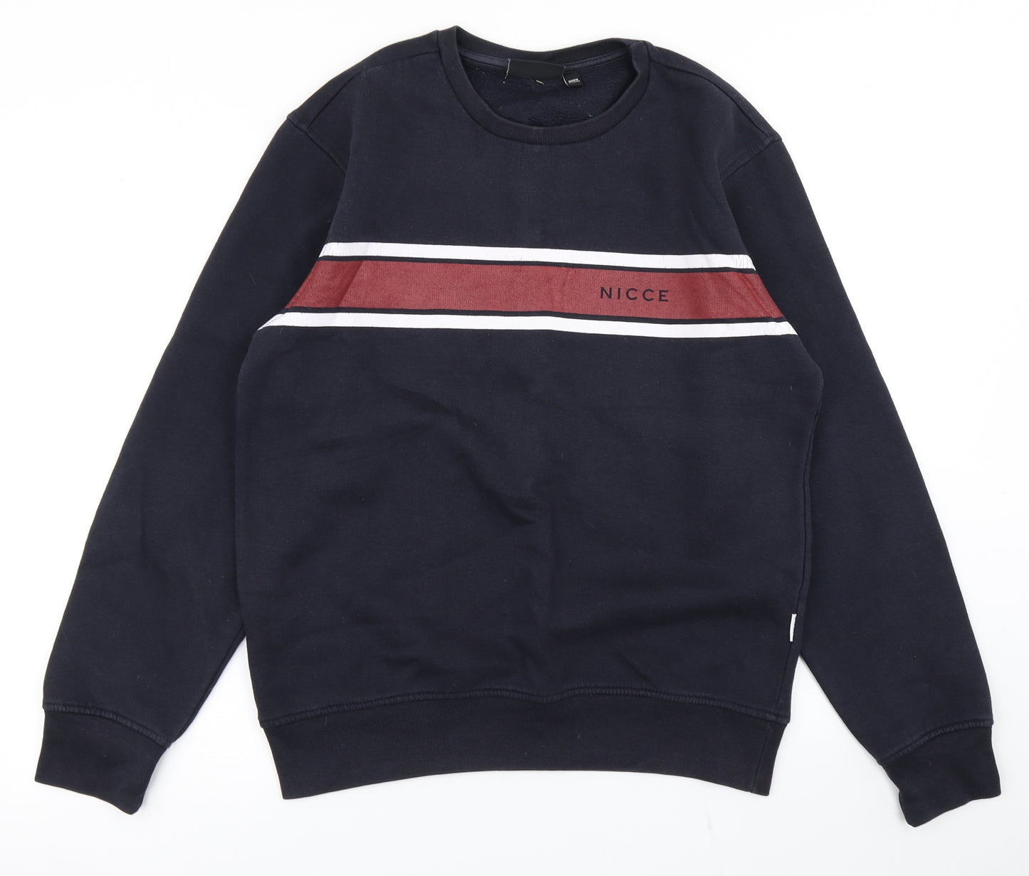 NICCE Mens Blue   Pullover Sweatshirt Size M