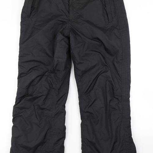 Crane Boys Black   Snow Pants Trousers Size 13-14 Years