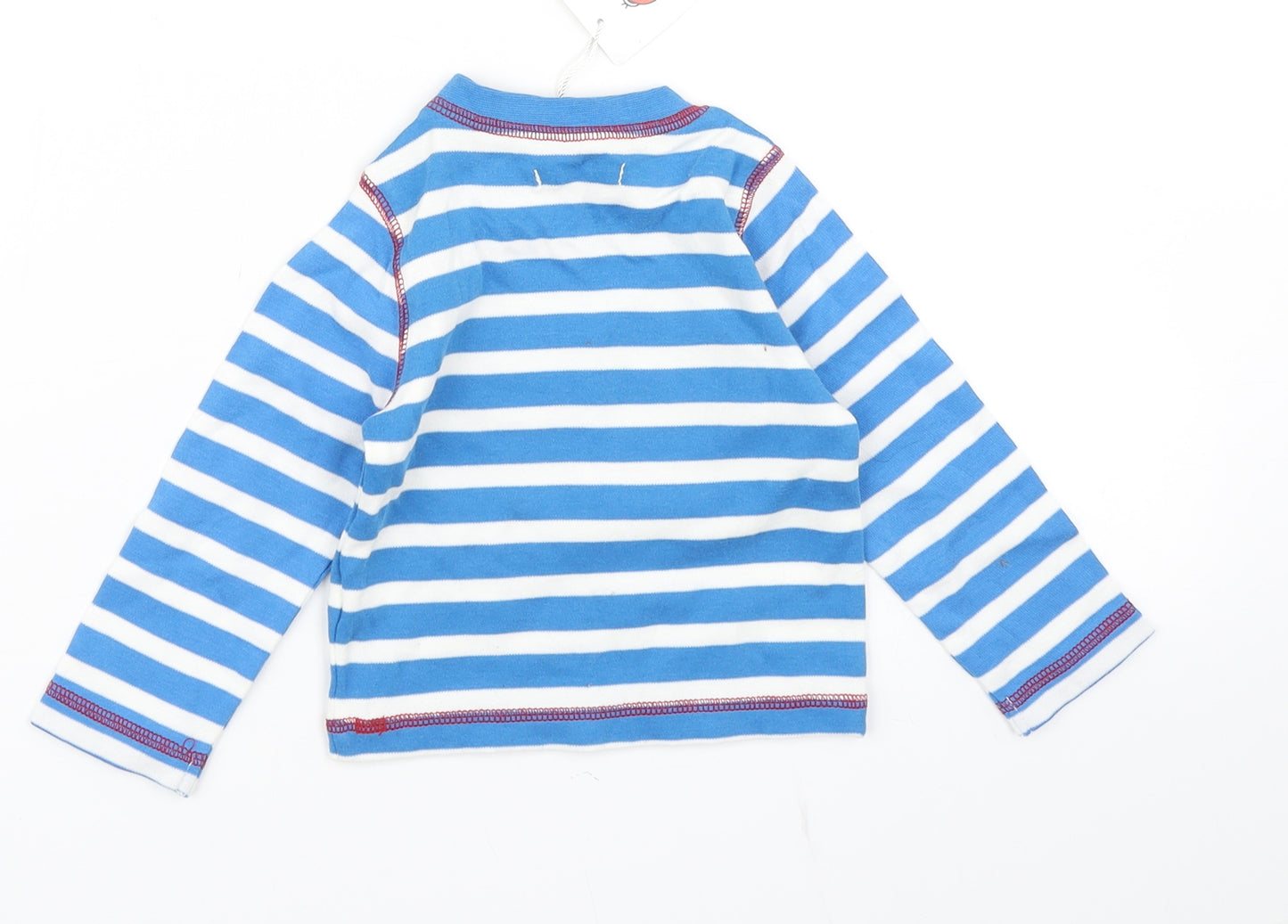 Ladybird Girls Blue Striped  Basic T-Shirt Size 3 Years