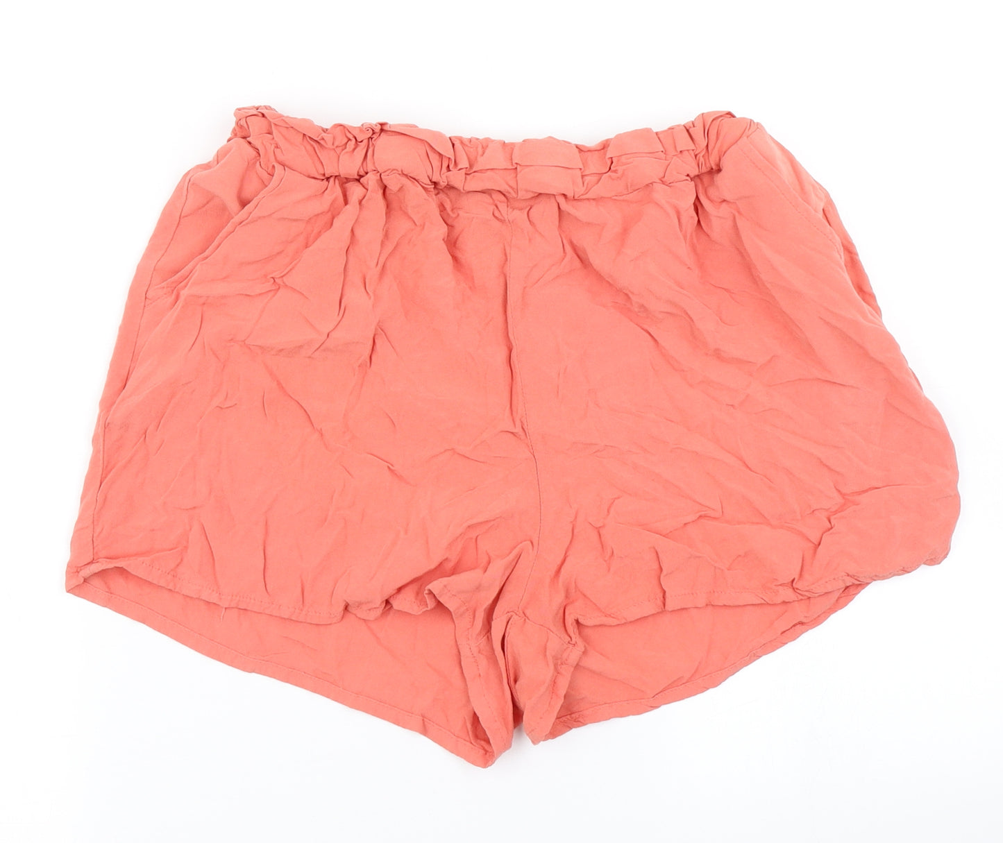 Primark Womens Orange   Mom Shorts Size 12