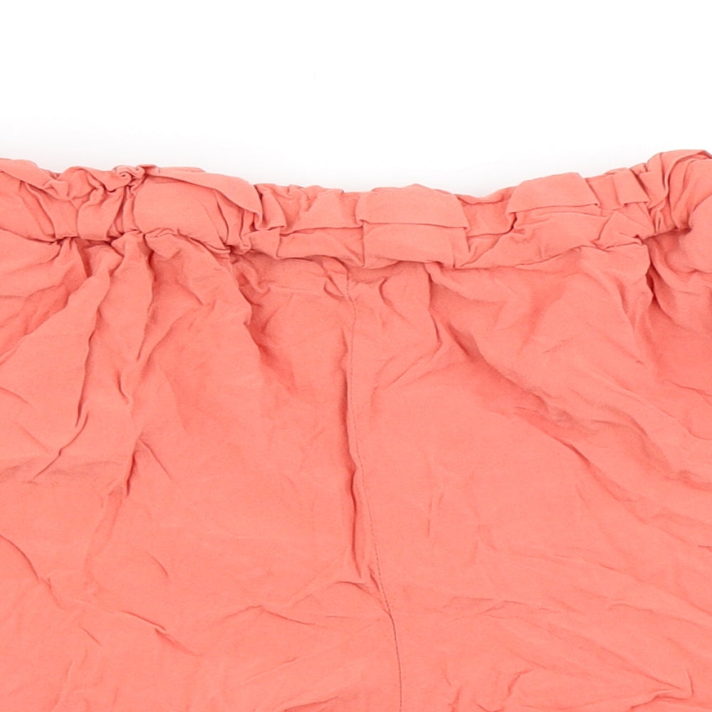 Primark Womens Orange   Mom Shorts Size 12