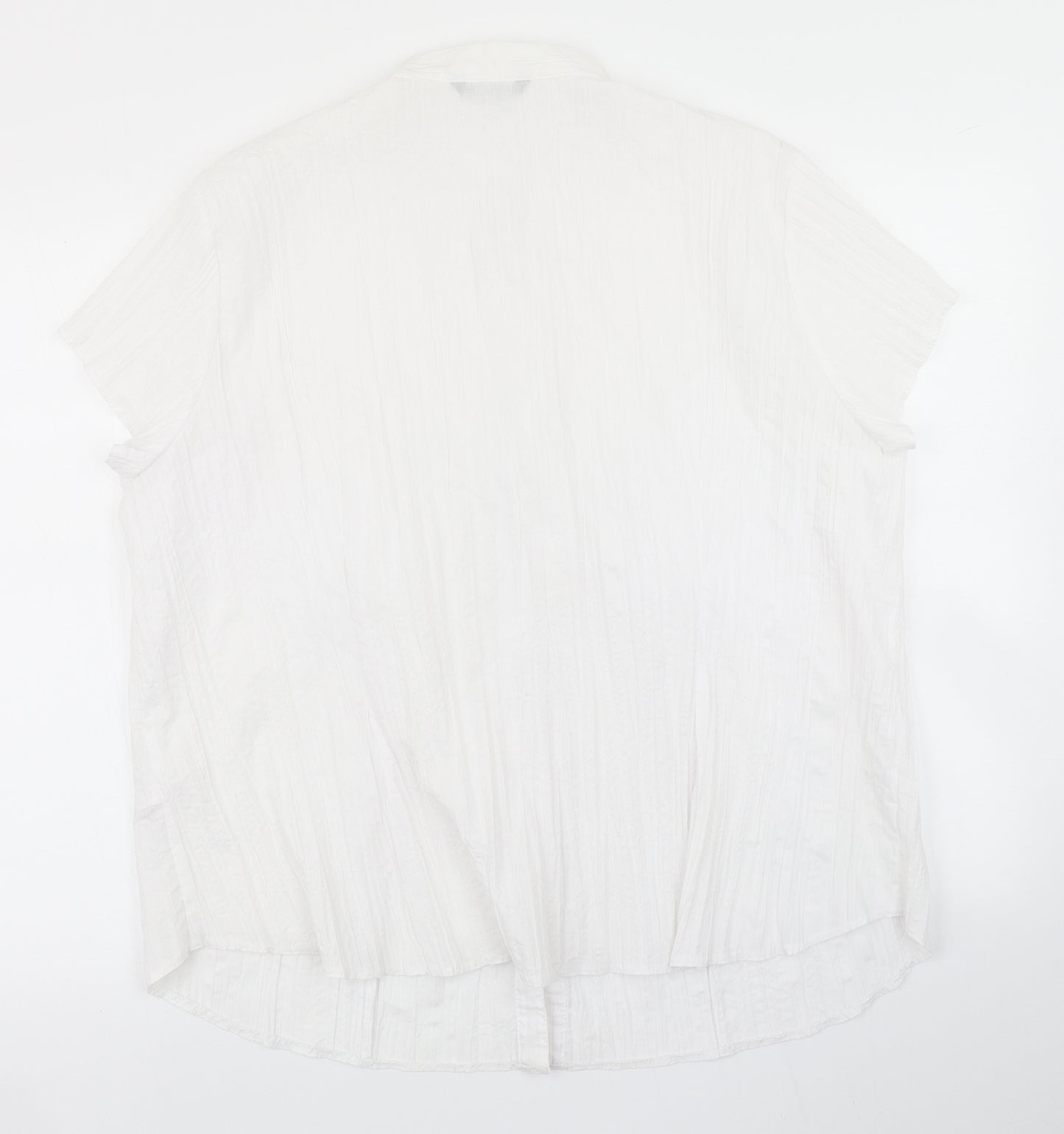 essence Womens White   Basic Blouse Size 26