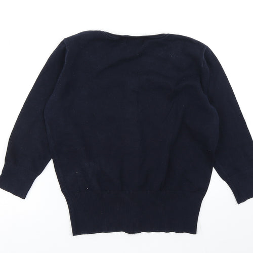 Savida Womens Blue  Knit Cardigan Jumper Size M