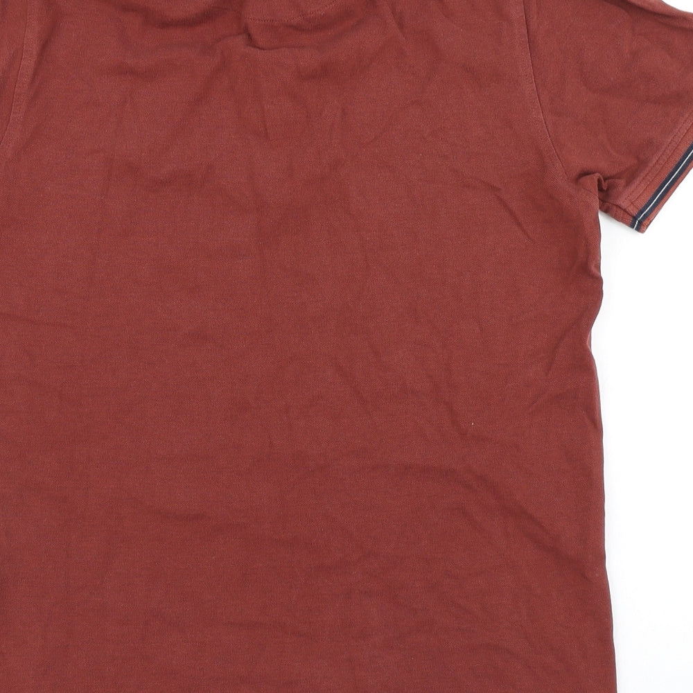 JACK & JONES Mens Brown    Polo Size L