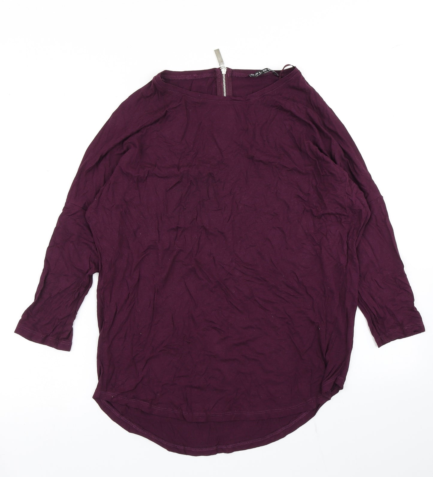 Select Womens Purple   Basic T-Shirt Size 10