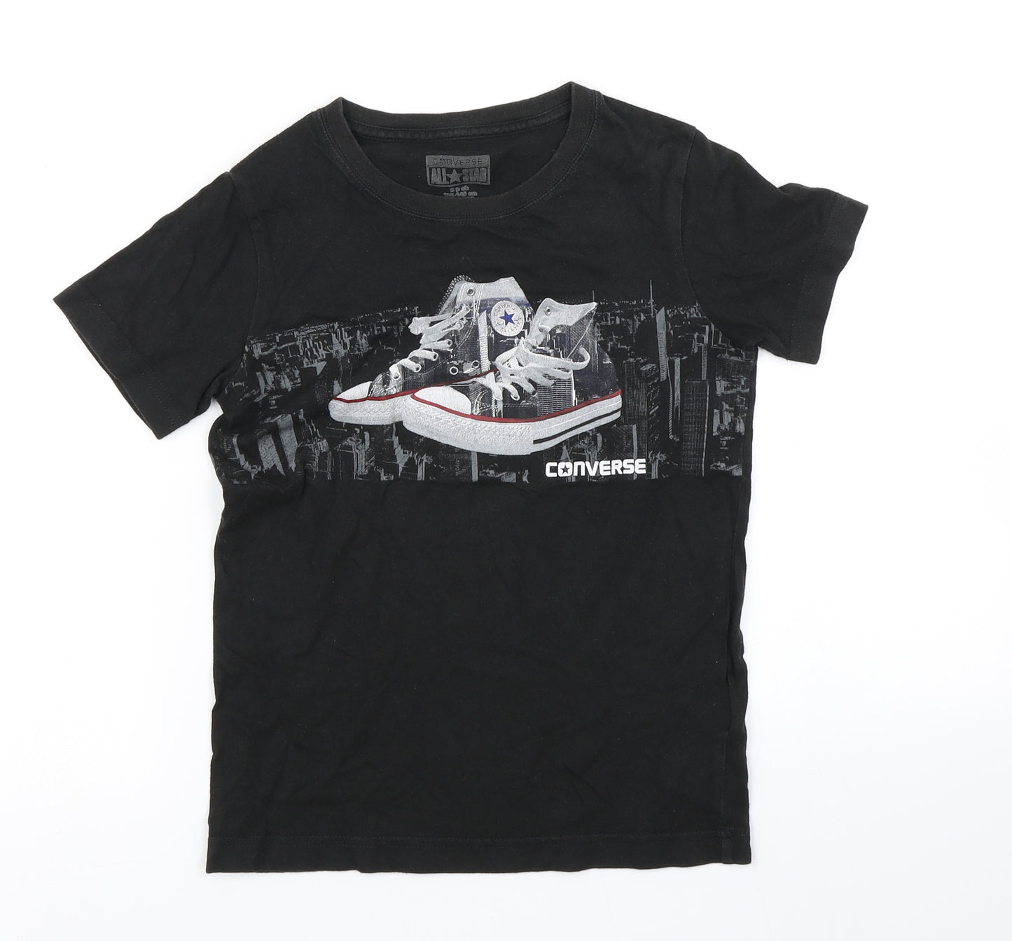 Converse Boys Black   Basic T-Shirt Size 8-9 Years