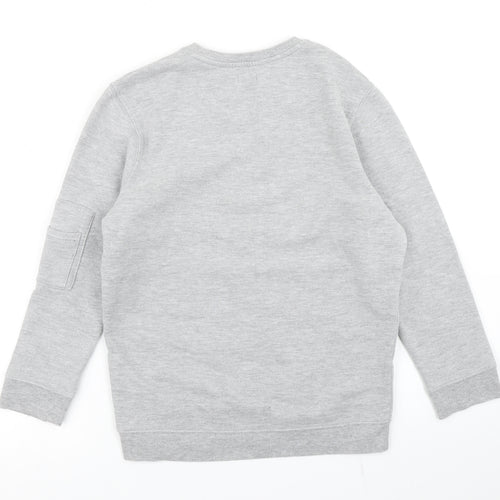 River Island Boys Grey   Pullover Sweatshirt Size 9-10 Years
