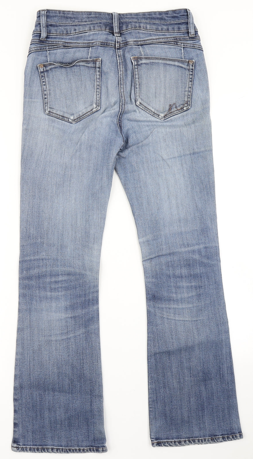 NEXT Womens Blue  Denim Bootcut Jeans Size 12 L27 in - Enhancer