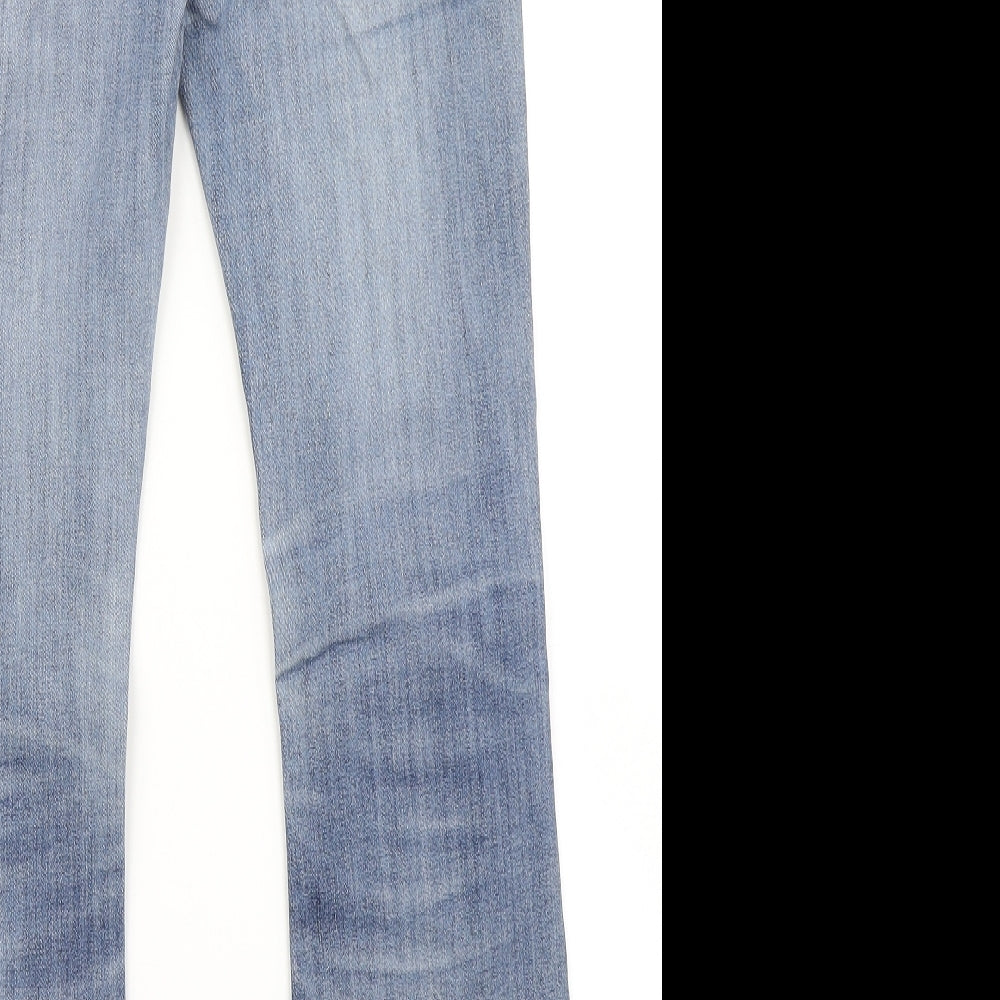 NEXT Womens Blue  Denim Bootcut Jeans Size 12 L27 in - Enhancer