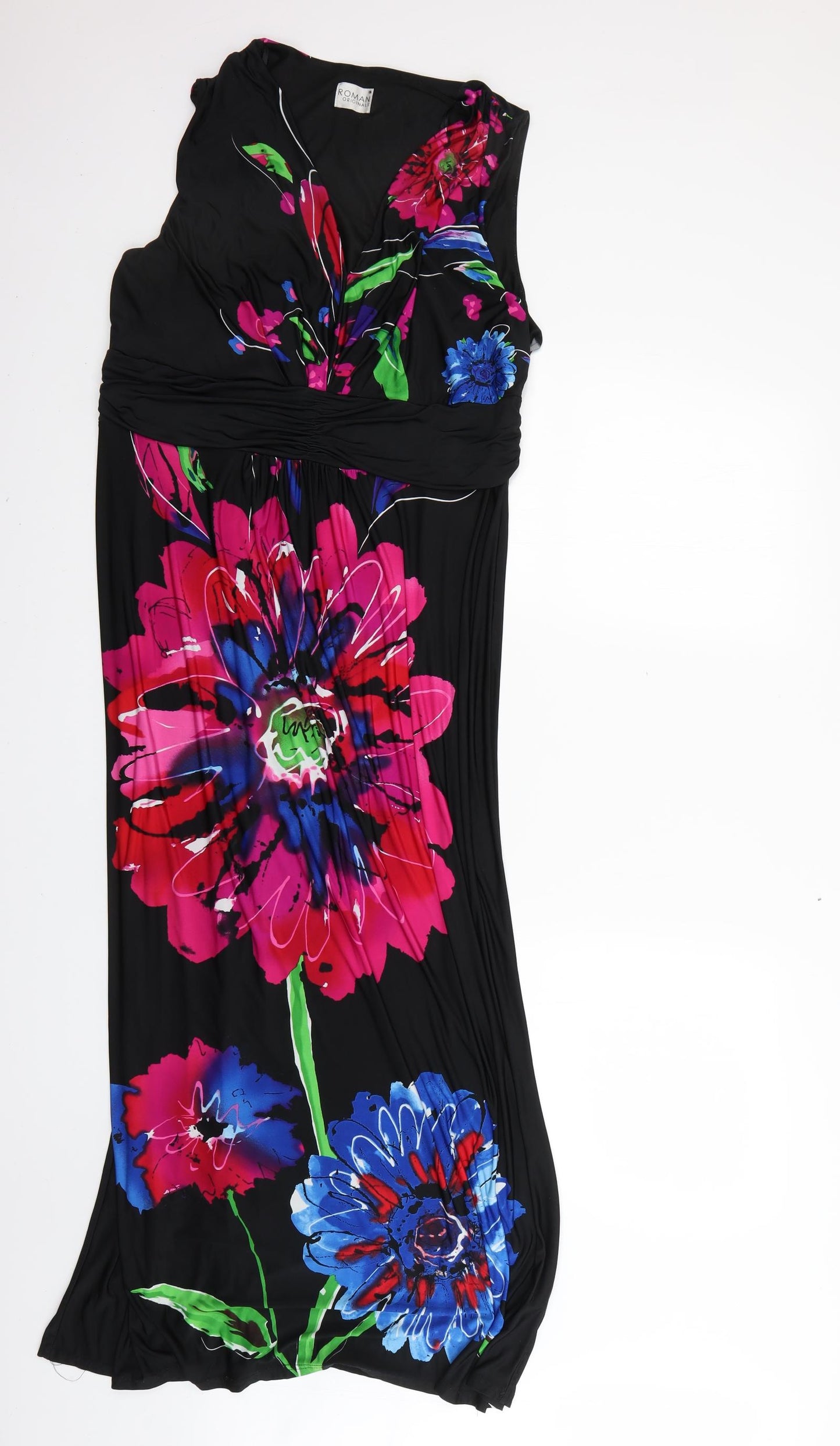 Roman Womens Multicoloured Floral  Maxi  Size 18