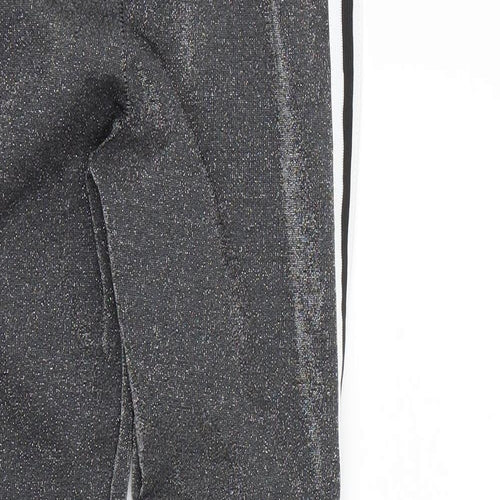 parisian Womens Grey   Cropped Leggings Size 6 L24 in
