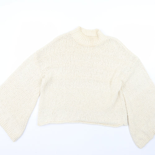 Topshop Womens Beige   Pullover Jumper Size 8
