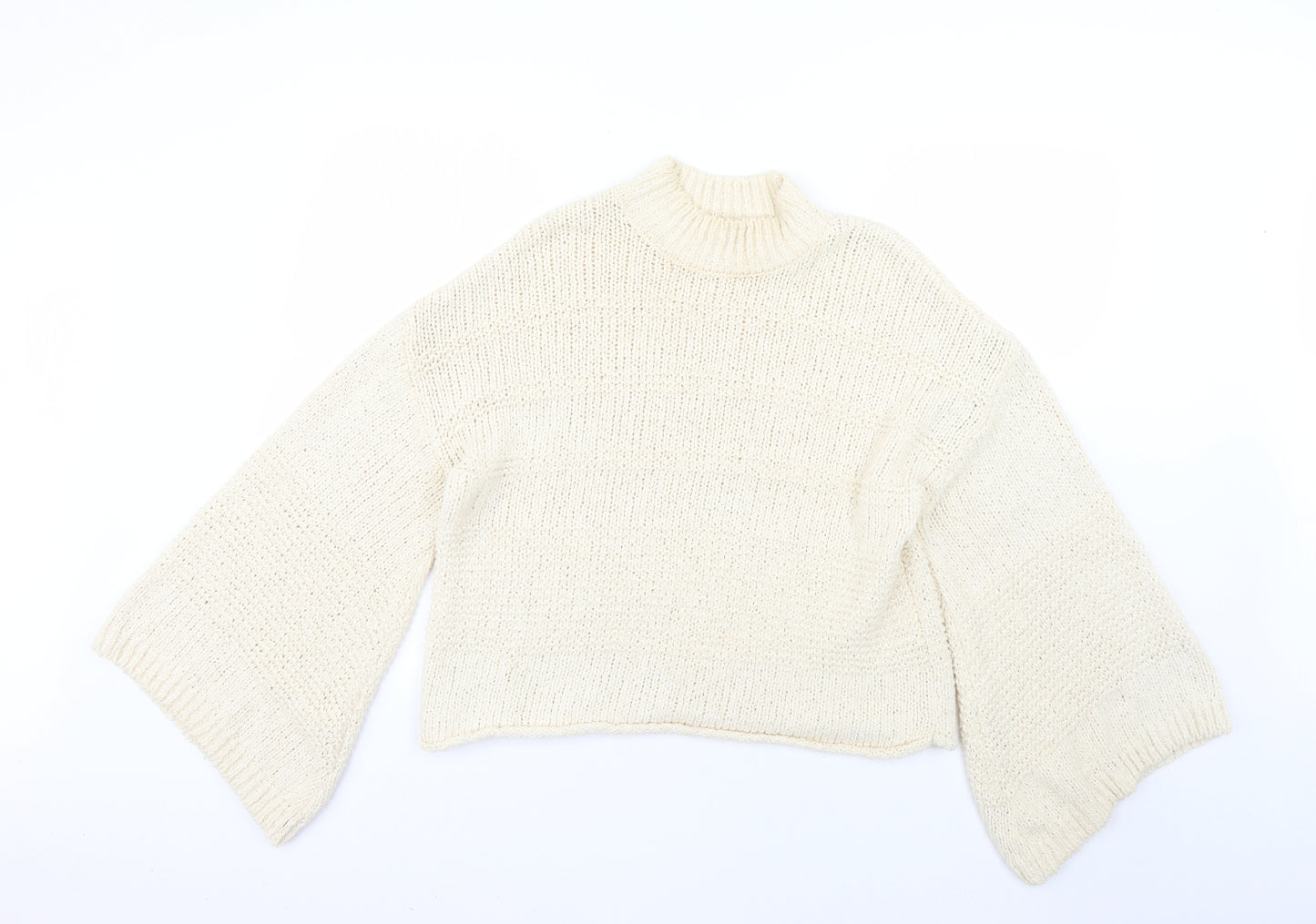 Topshop Womens Beige   Pullover Jumper Size 8