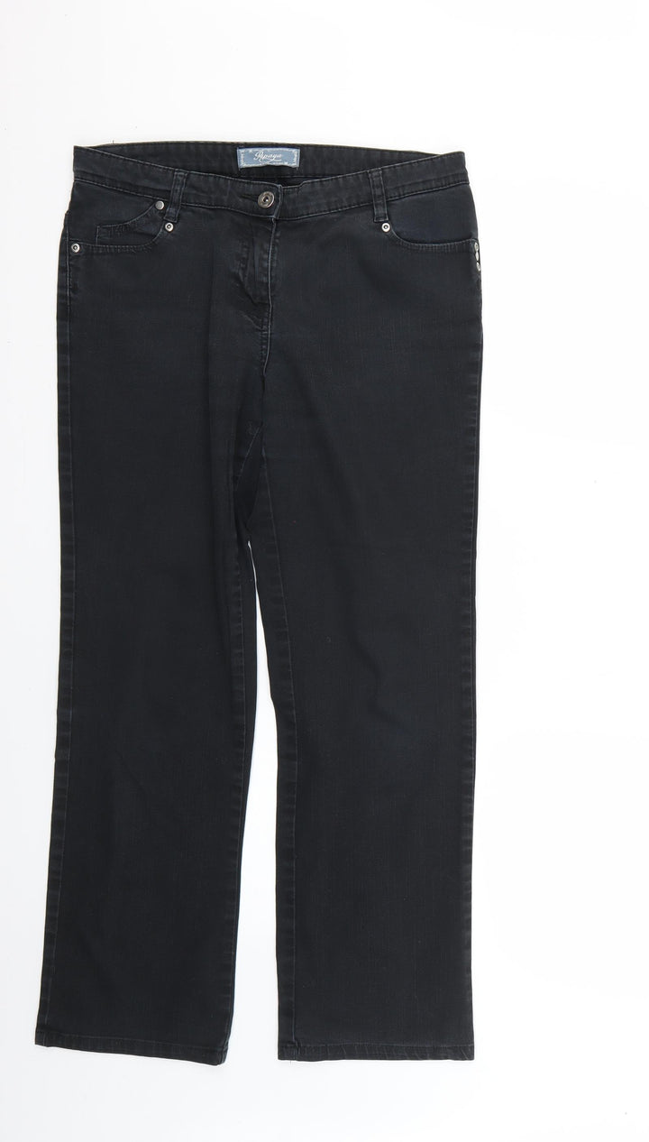 Papaya Womens Black Skinny Jeans Size 10 L27 in