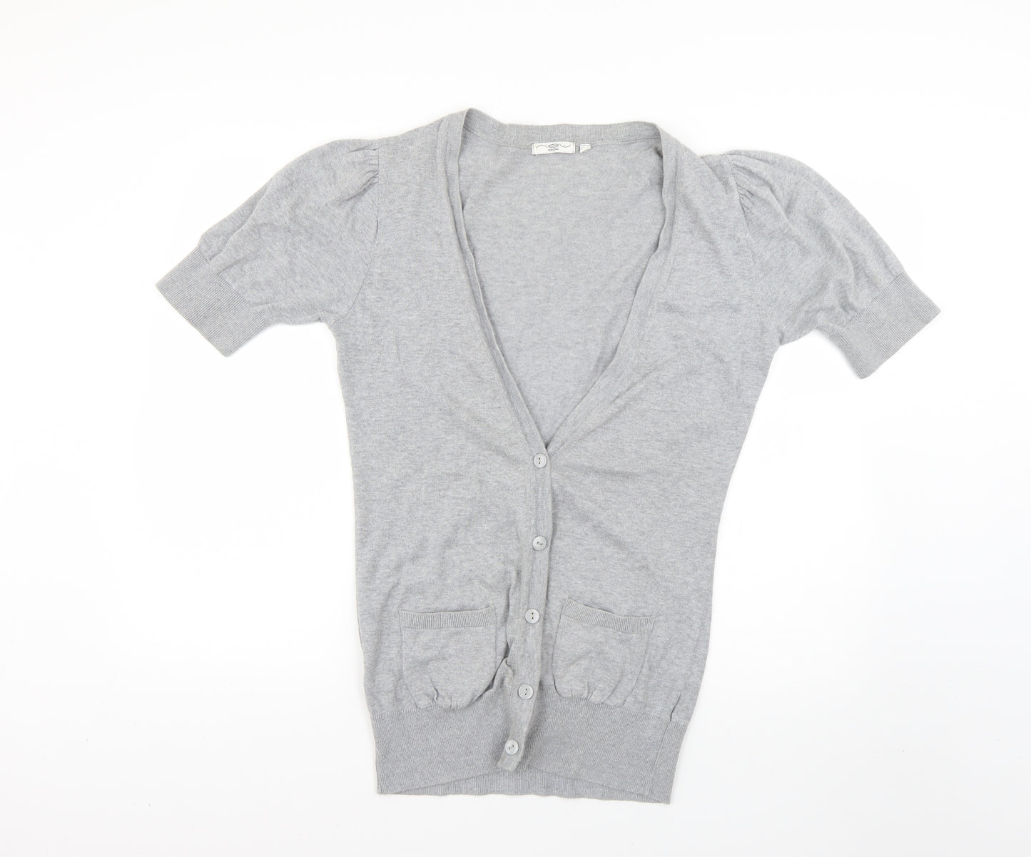 New Look Womens Grey   Cardigan Jumper Size 12
