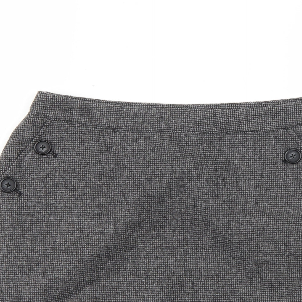 kew 159 Womens Grey Argyle/Diamond  Mini Skirt Size 12