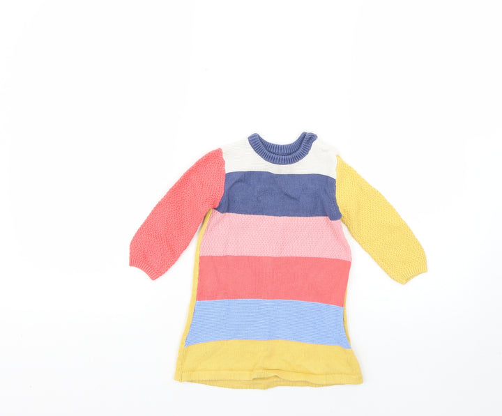 Nutmeg  Multicoloured Colourblock  Pullover Jumper Size 9-12 Months