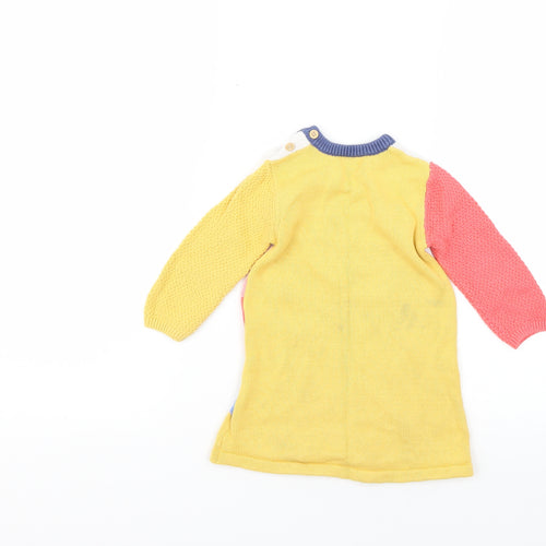 Nutmeg  Multicoloured Colourblock  Pullover Jumper Size 9-12 Months