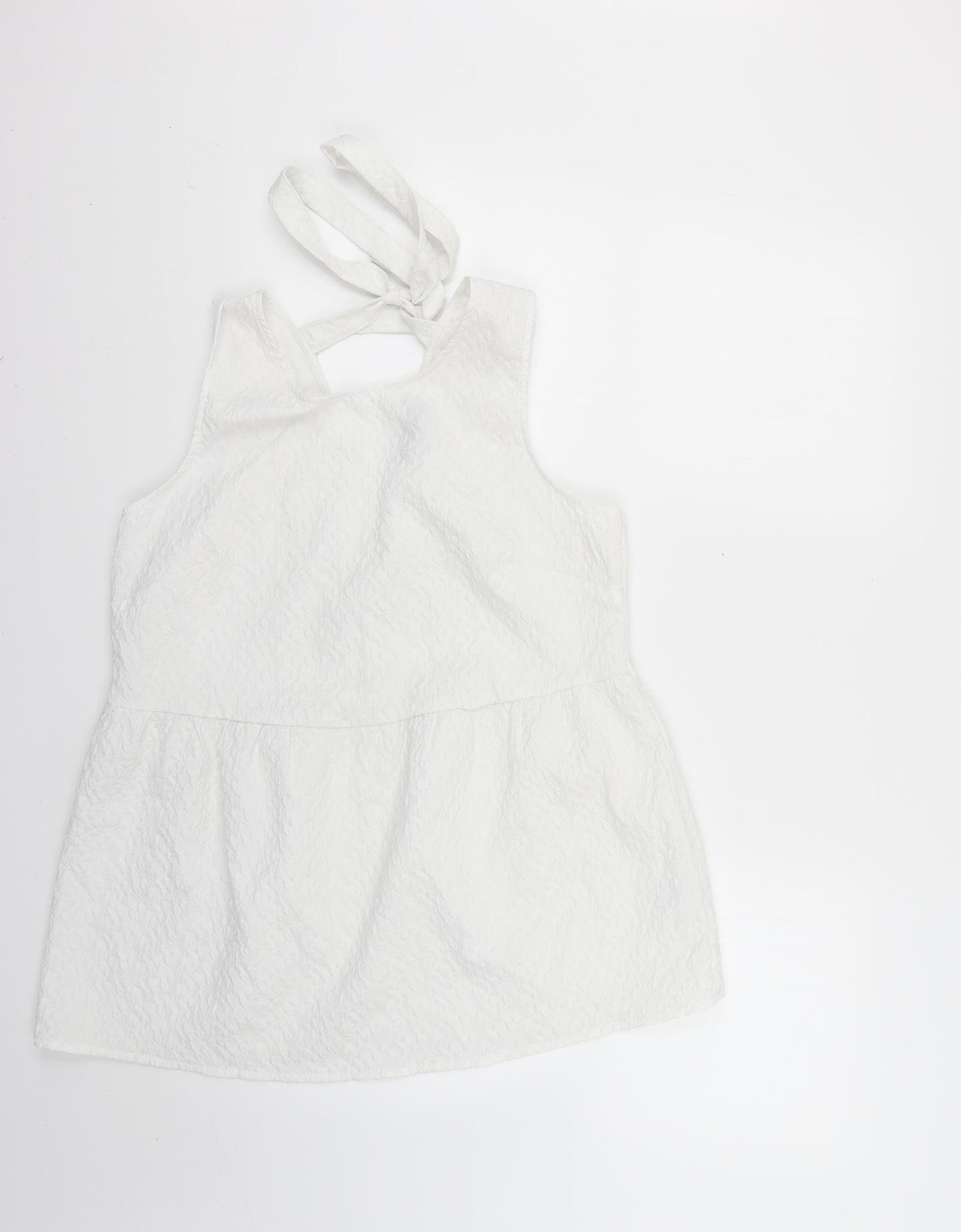 F&F Womens White   Basic T-Shirt Size 14