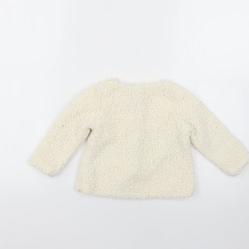 Primark Baby White   Overcoat Coat Size 9-12 Months