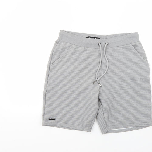 essential threadbare Mens Grey   Sweat Shorts Size 32