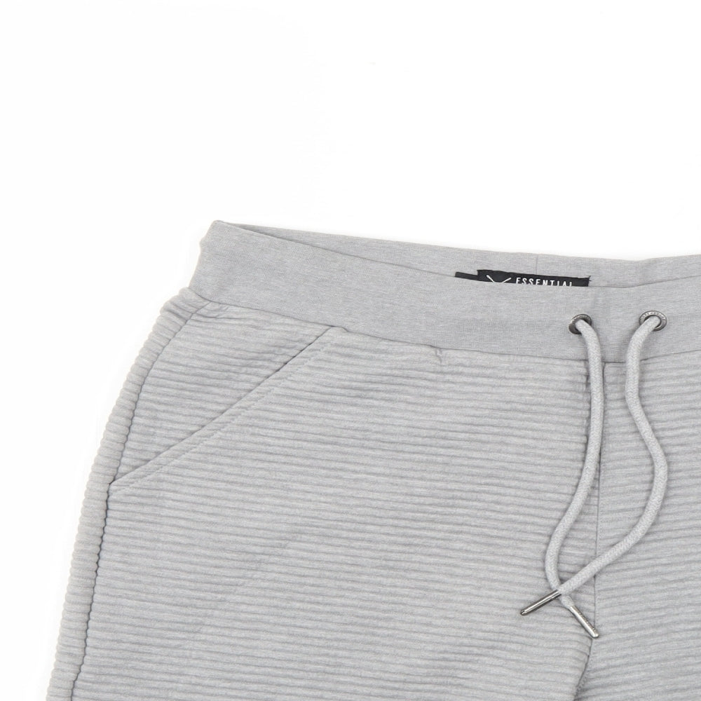 essential threadbare Mens Grey   Sweat Shorts Size 32