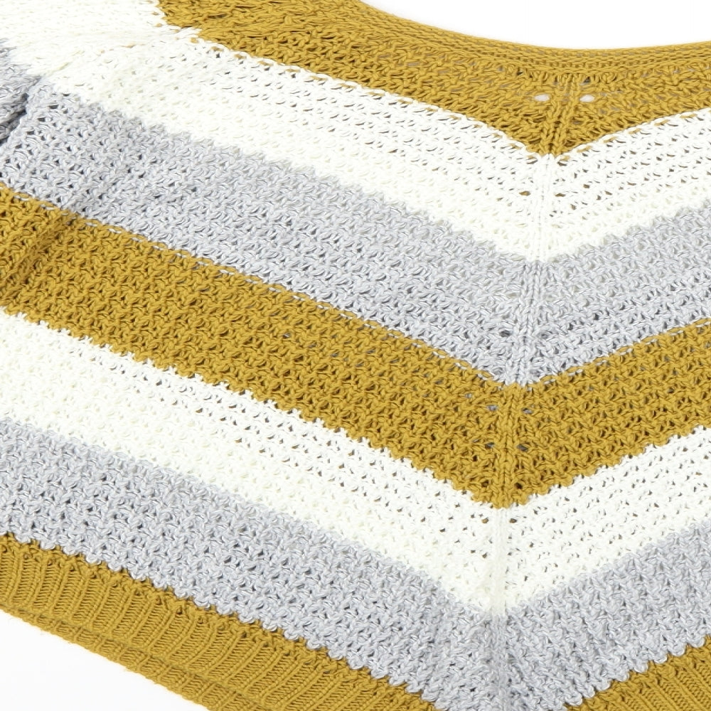 Quiz Womens Multicoloured Striped  Pullover Jumper Size S