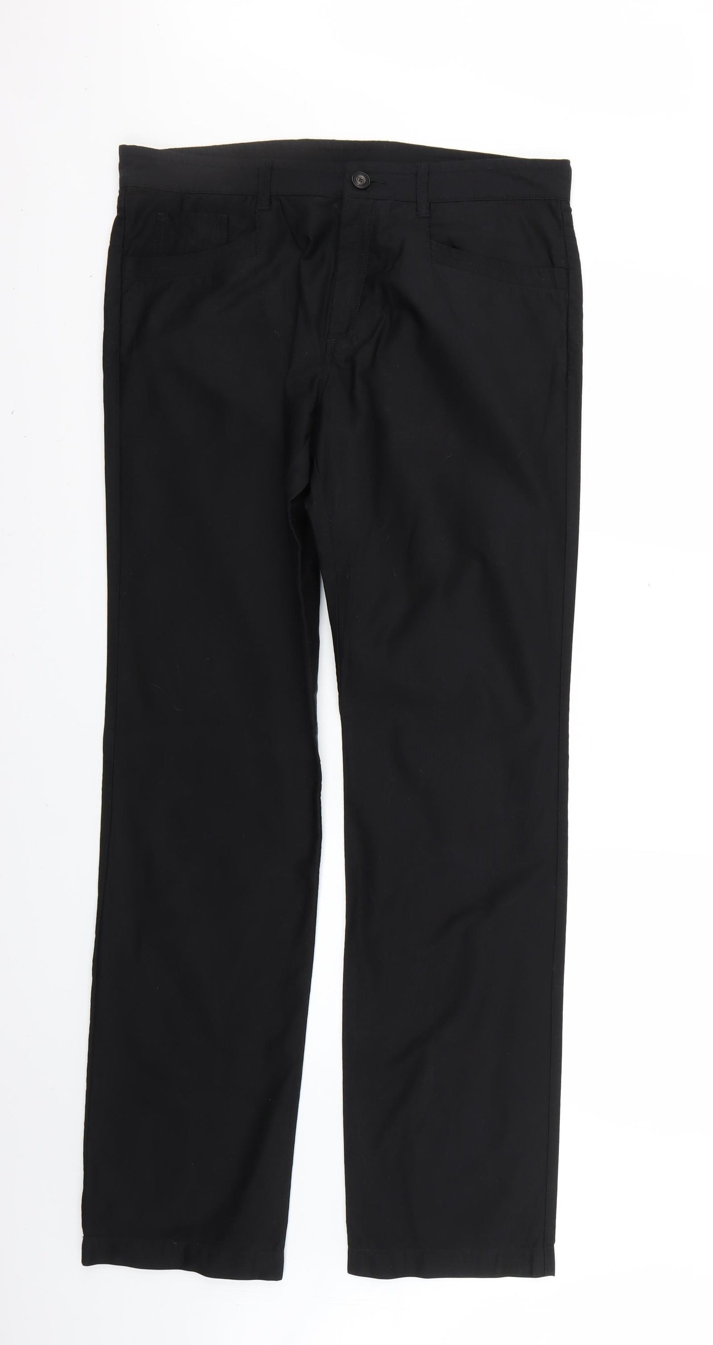 Zara Mens Black   Straight Jeans Size 32 L32 in