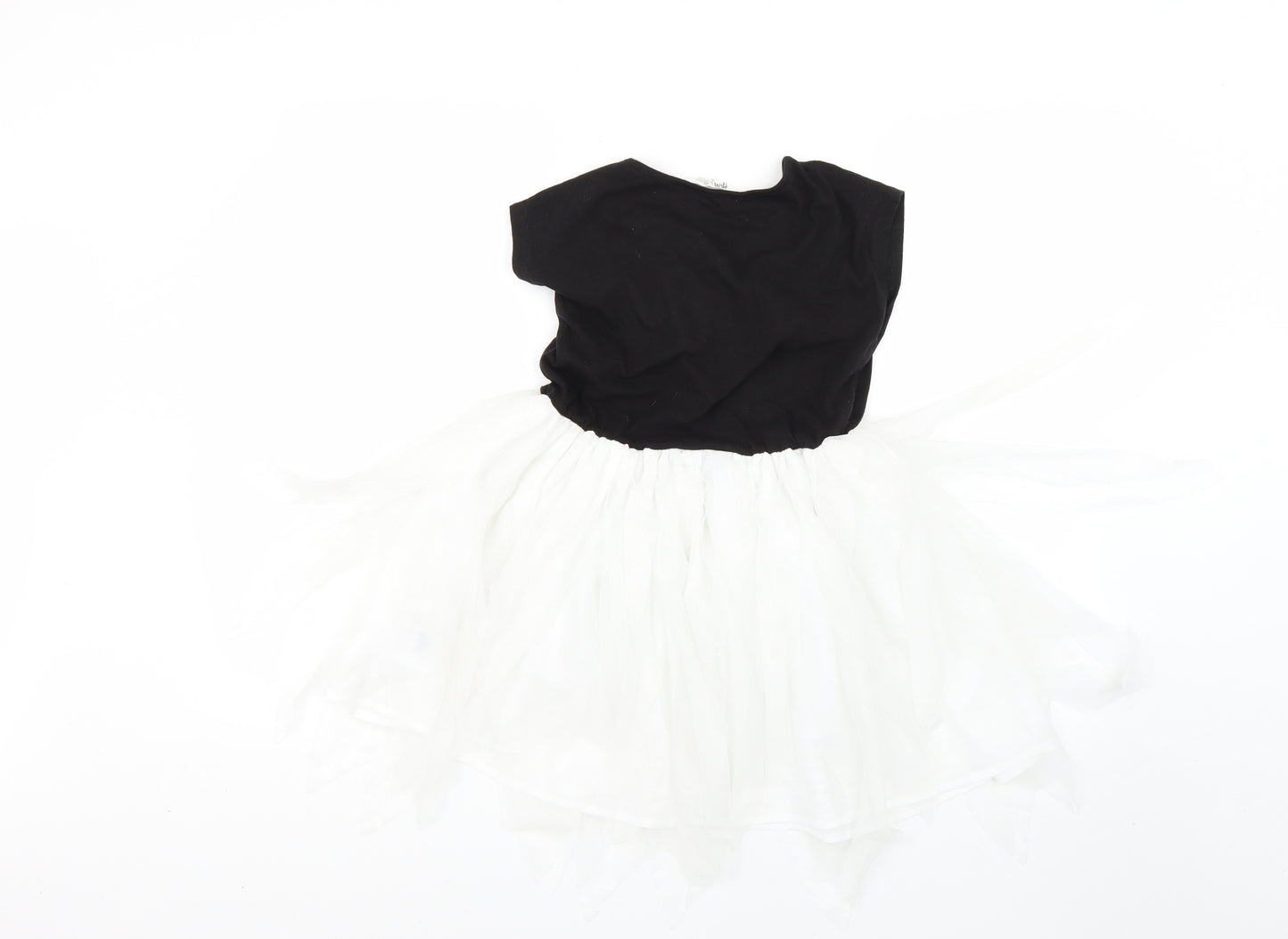 H&M Girls Multicoloured Geometric  Fit & Flare  Size 9-10 Years