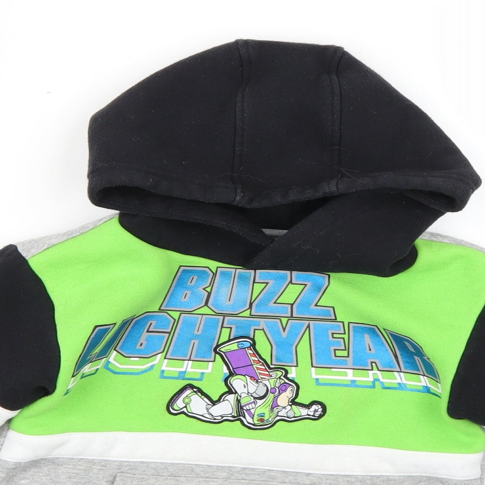Disney Boys Multicoloured Geometric  Pullover Hoodie Size 5-6 Years