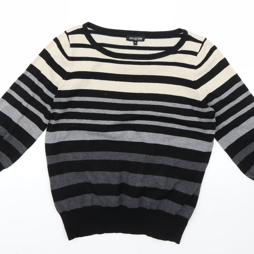 the collection Womens Multicoloured Striped  Pullover Jumper Size 16