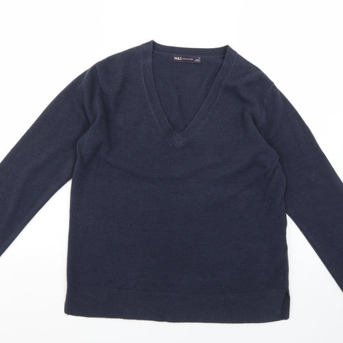 Marks and Spencer Womens Blue   Pullover Jumper Size 12