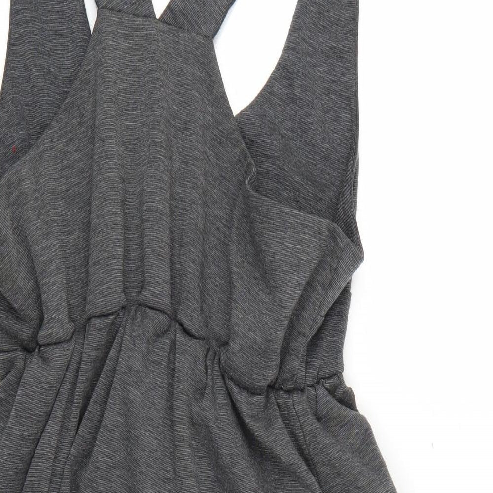 Atmosphere Womens Grey   Pinafore/Dungaree Dress  Size 14