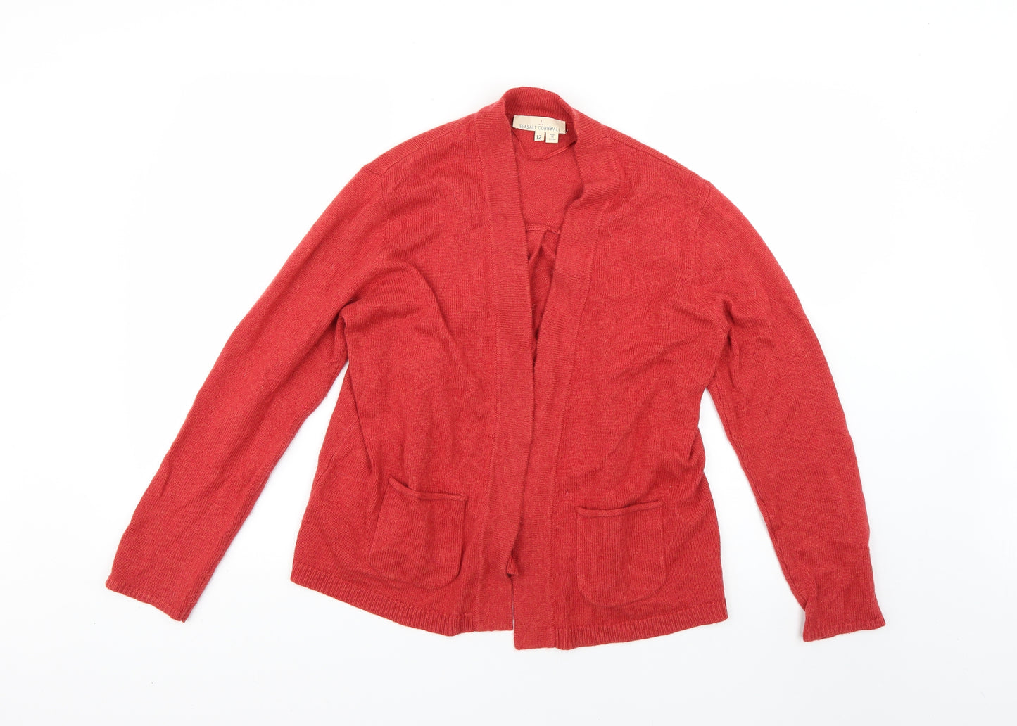 seasalt cornwall Womens Red   Cardigan Jumper Size 12