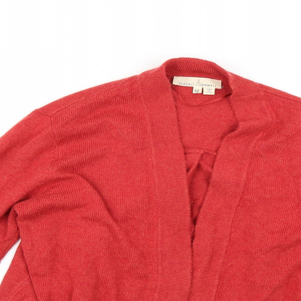 seasalt cornwall Womens Red   Cardigan Jumper Size 12