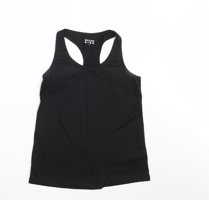Souluxe Womens Black   Basic Tank Size S