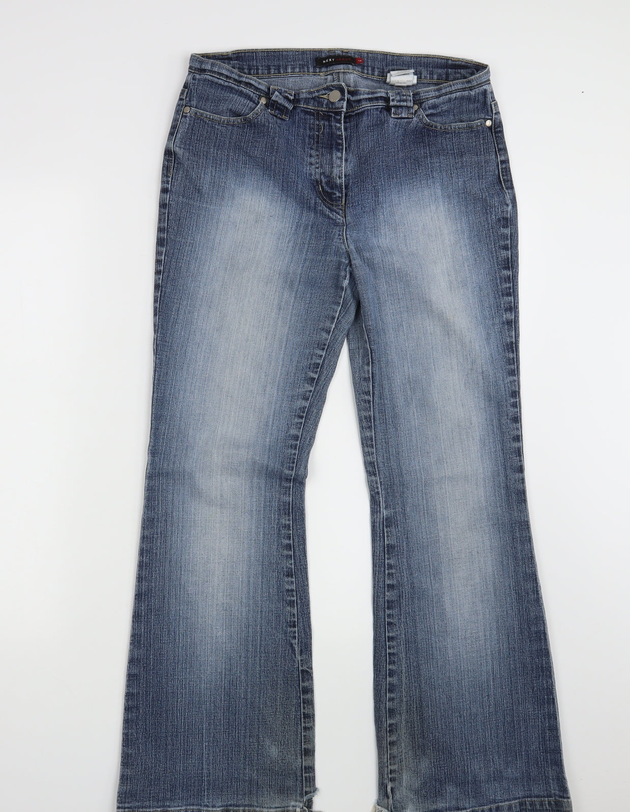 NEXT Womens Blue  Denim Bootcut Jeans Size 14 L29 in