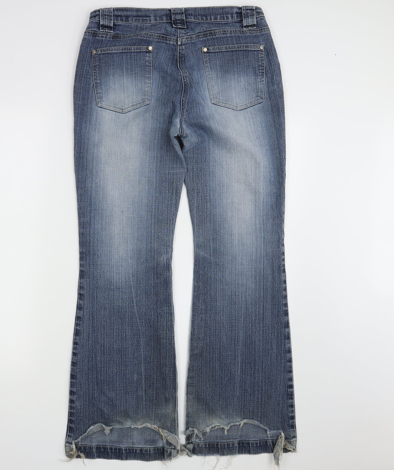 NEXT Womens Blue  Denim Bootcut Jeans Size 14 L29 in
