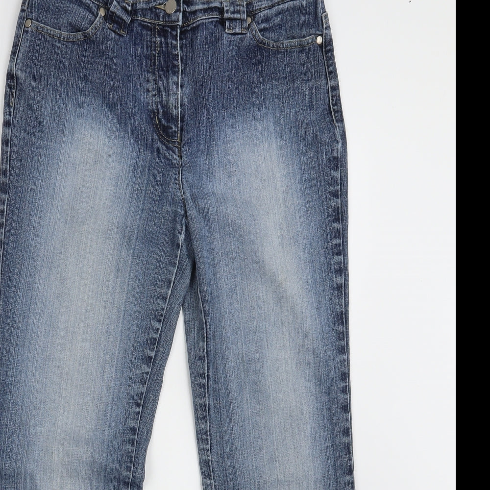 NEXT Womens Blue  Denim Bootcut Jeans Size 14 L29 in