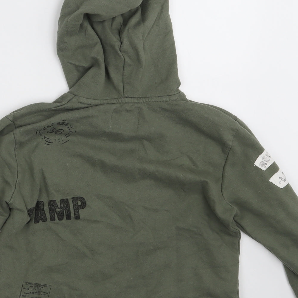Zara Boys Green   Pullover Hoodie Size 7 Years