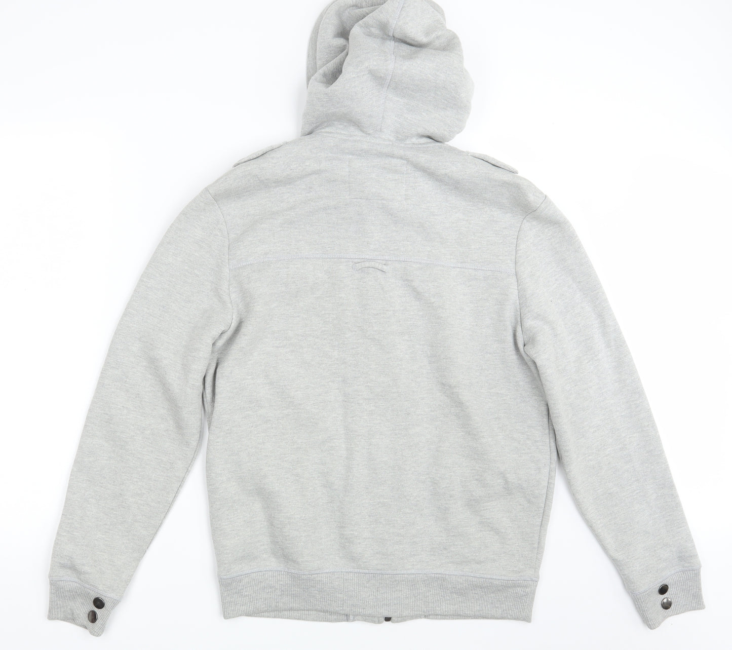 New Look Mens Grey   Full Zip Hoodie Size M